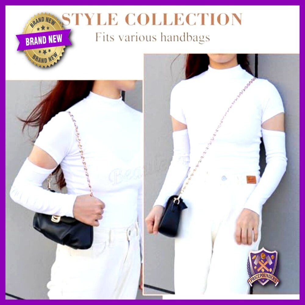 Luxury Purse Chain Handle Strap Replacement Elegant Versatile Shoulder Crossbody - Picture 6 of 6